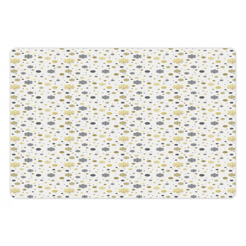 Snowy Winter Pet Mat