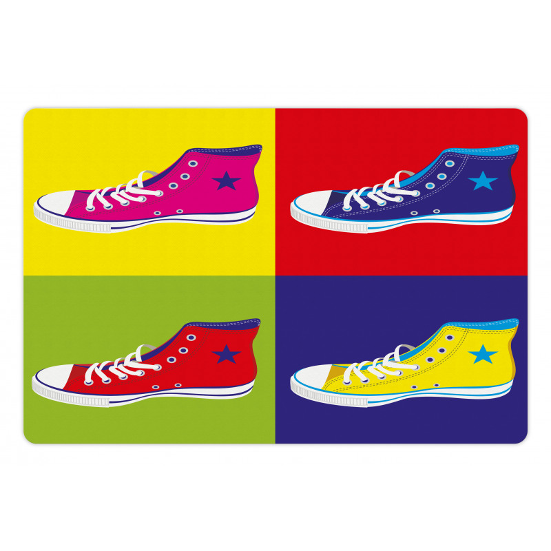 Retro Sport Shoes Pet Mat