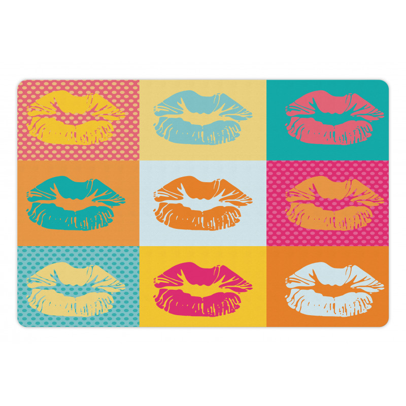 Fashion Kiss Love Design Pet Mat