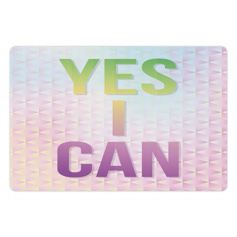 Yes I Can Words Pet Mat