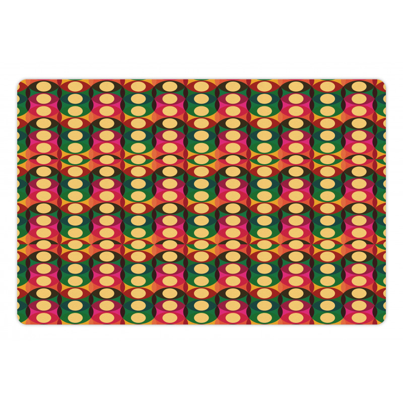 Pop Art Geometric Pastel Pet Mat