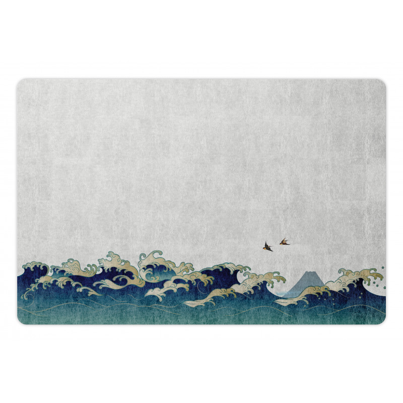 Aquatic Swirls Pet Mat