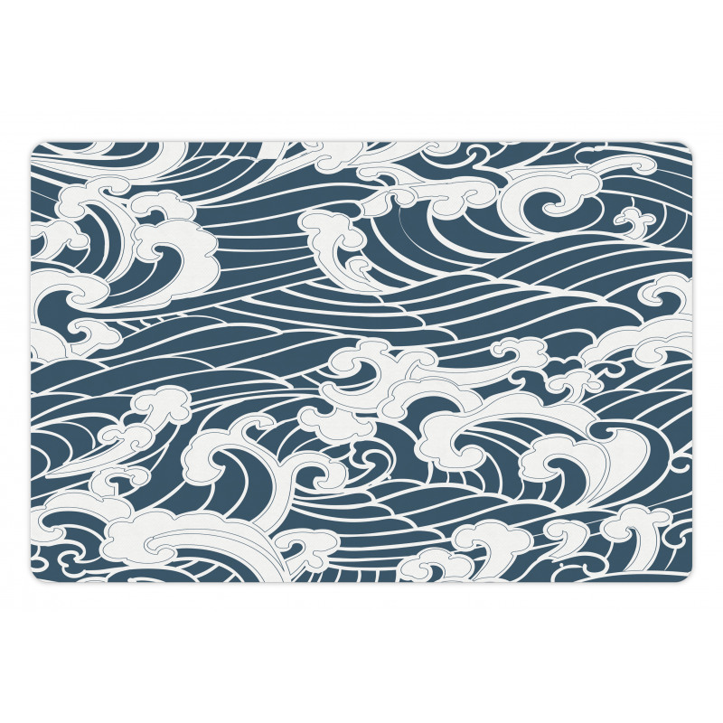 River Storm Retro Pet Mat