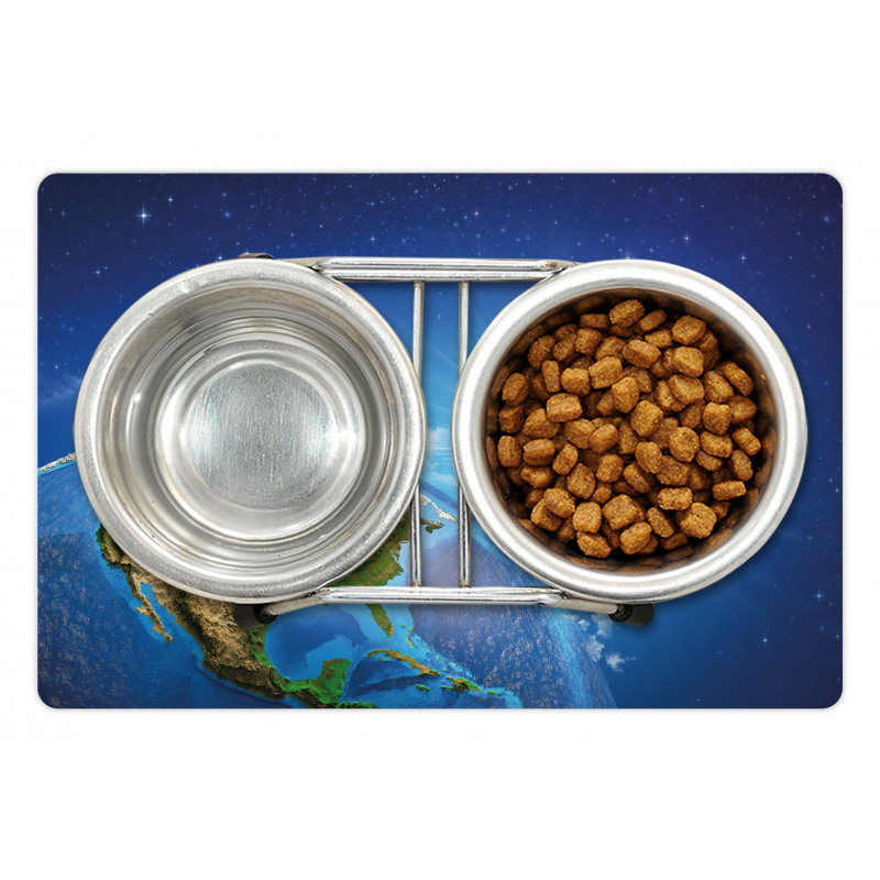 United States in Space Pet Mat