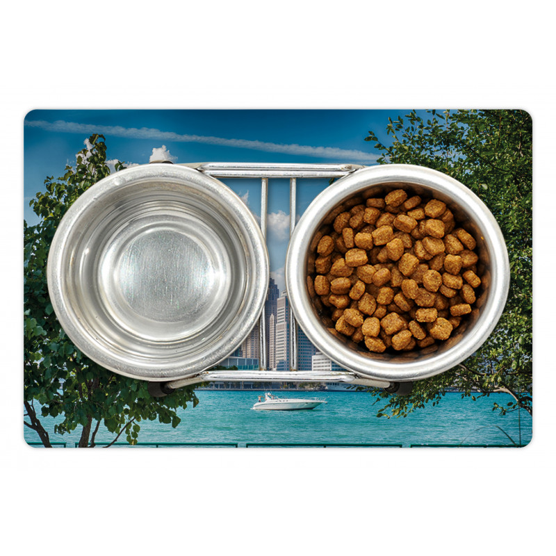 Summer Afternoon River Pet Mat