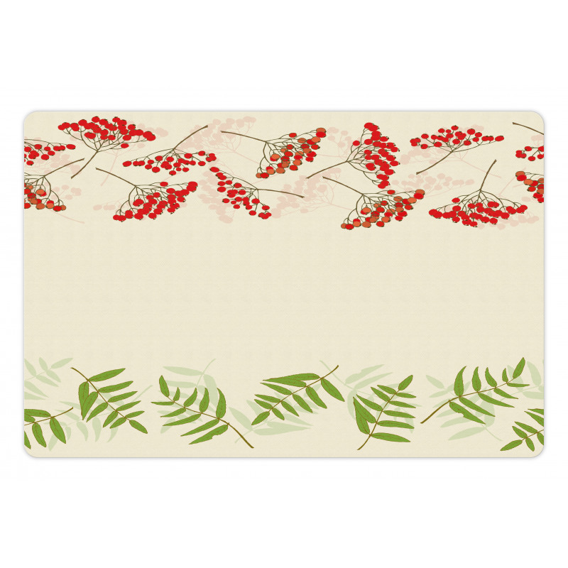 Border with Mountain Ash Pet Mat