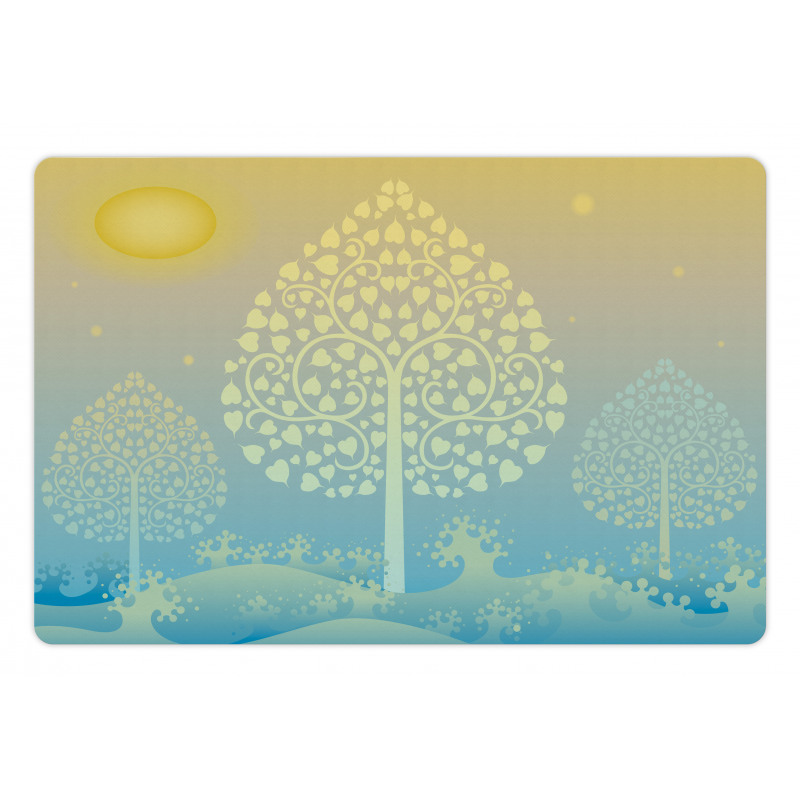 Oriental Trees Thai Design Pet Mat