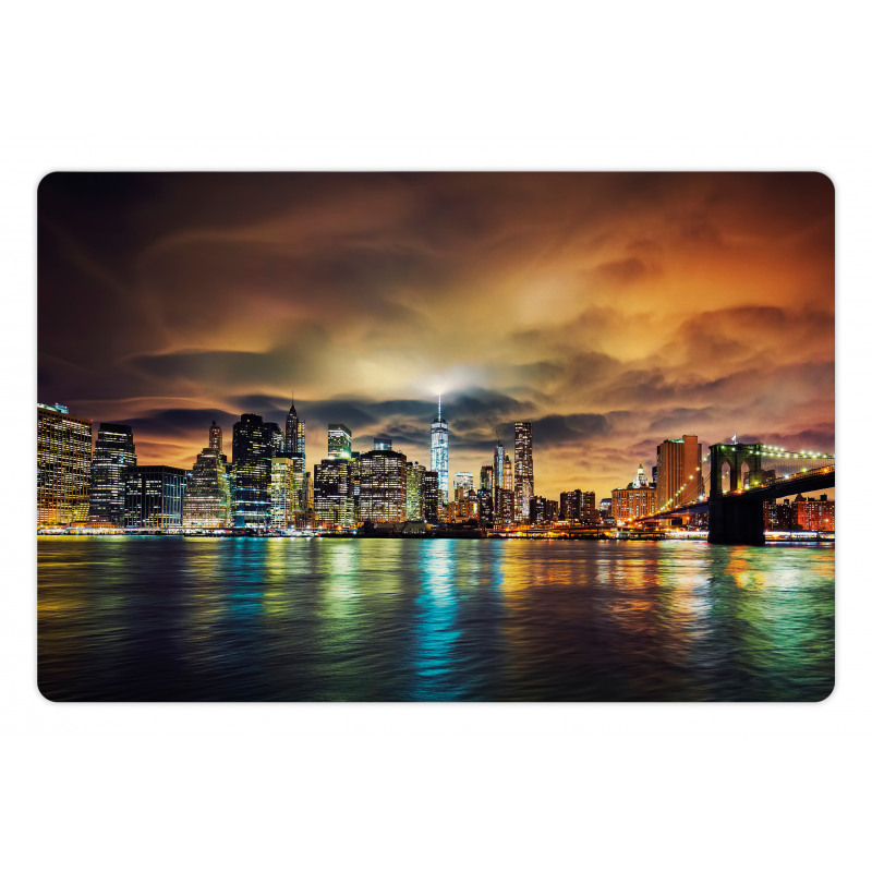 Fantasy Sky NYC Sunset Pet Mat