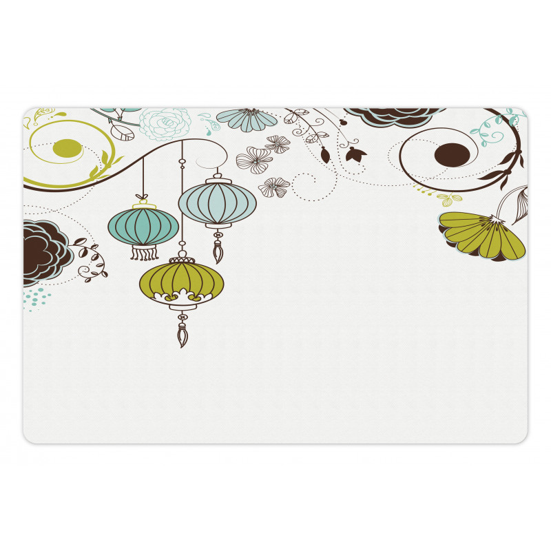 Abstract New Year China Pet Mat