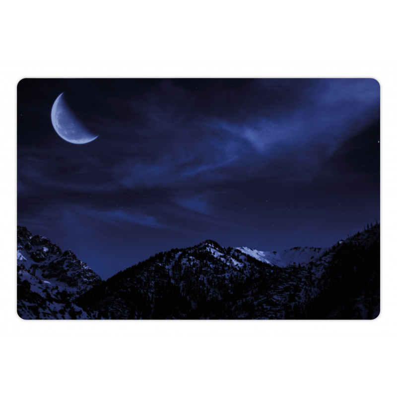 Snowy Mountains Scenic Pet Mat