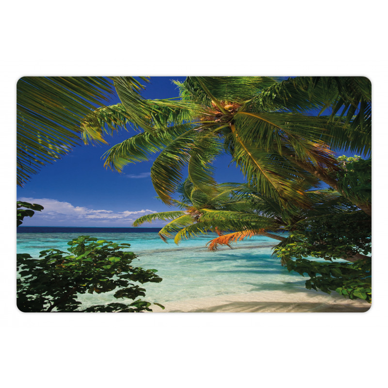 Maldives Palms Sky Pet Mat