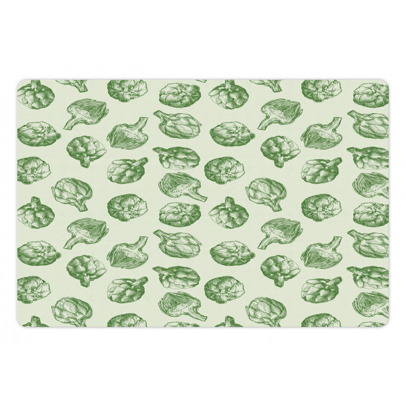 Green and Fresh Food Pet Mat