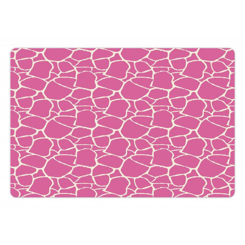 Abstract Giraffe Skin Pet Mat