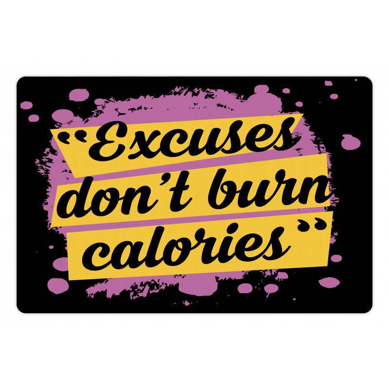 Gym Motivation Modern Pet Mat