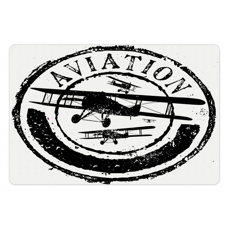 Aviation Retro Pet Mat