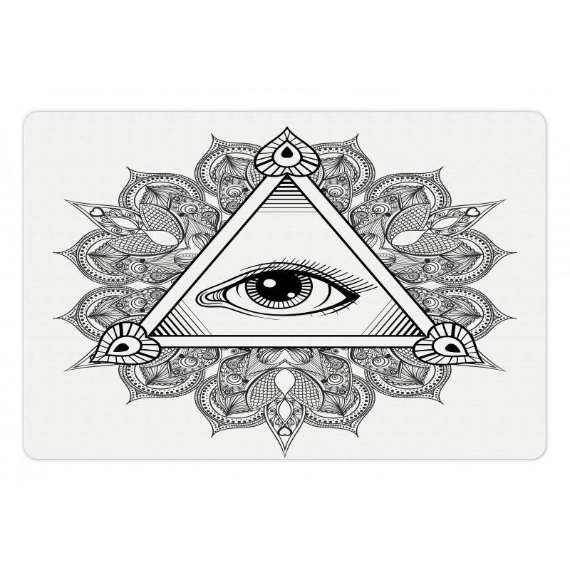 Vintage Tattoo Boho Occult Pet Mat