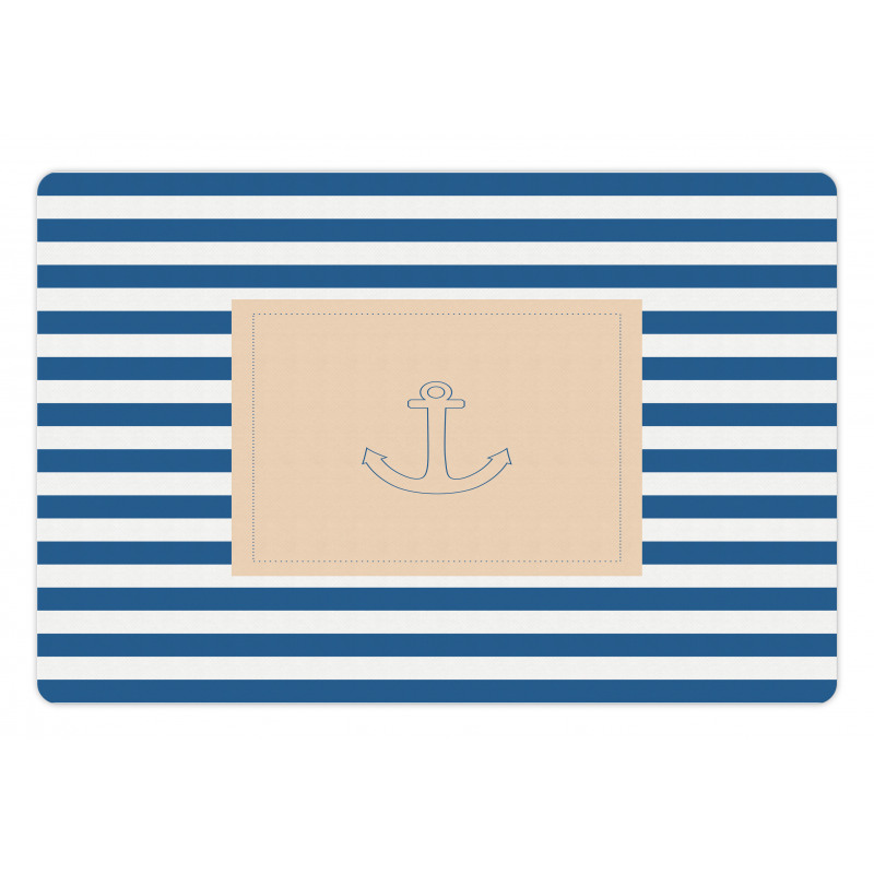 Maritime Anchor Pet Mat