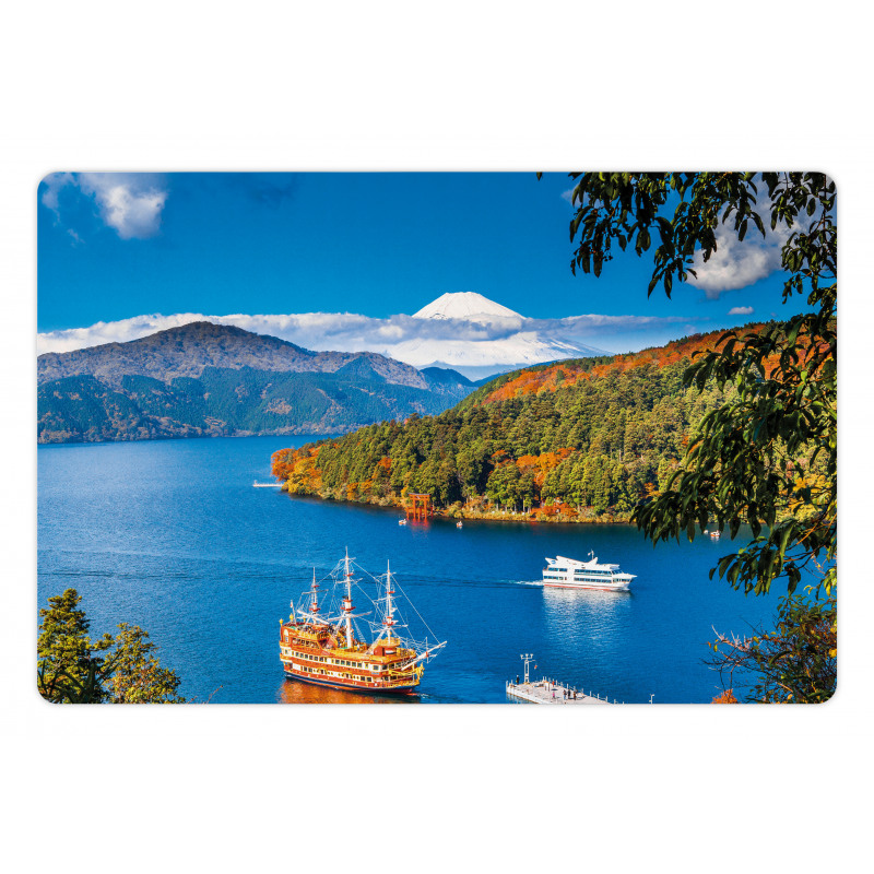 Lake Ashi in Japan Pet Mat