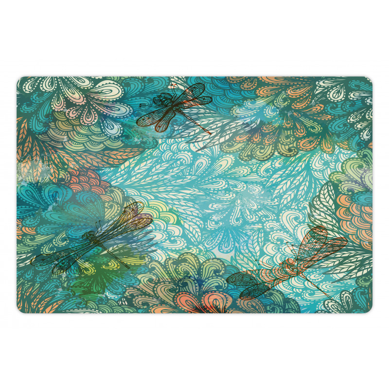 Fantasy Flowers Mix Pet Mat