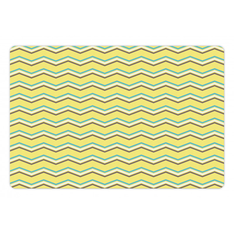 Retro Zigzag Pet Mat