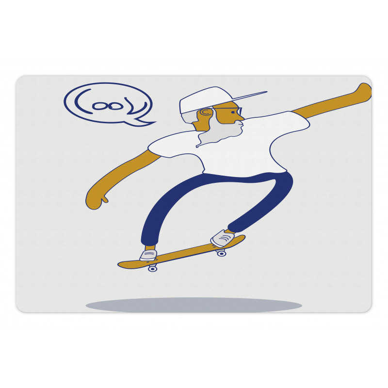 Cool Hipster Skater Urban Pet Mat