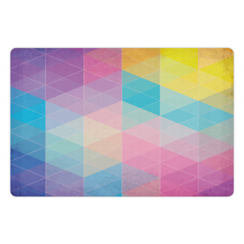 Triangles Dreamy Colors Pet Mat