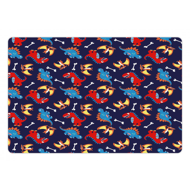 Dino Funny Expressions Pet Mat