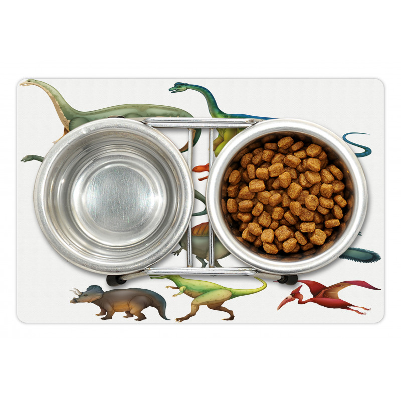 Jurassic Composition Pet Mat