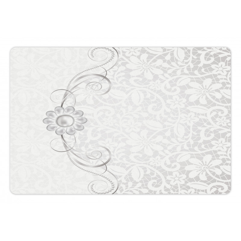 Bridal Flourish Motifs Pet Mat