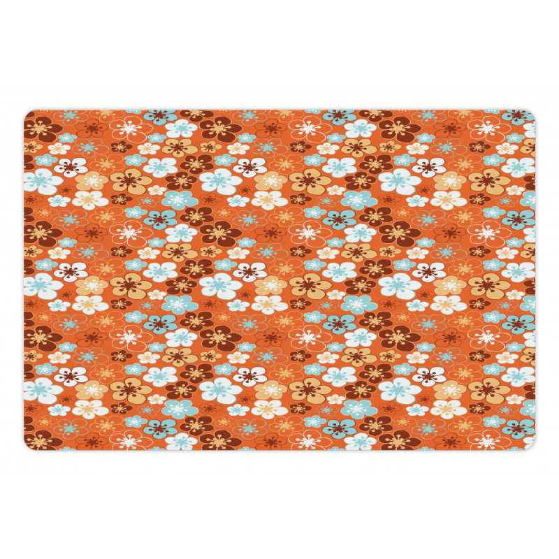 Doodle Summer Flora Pet Mat