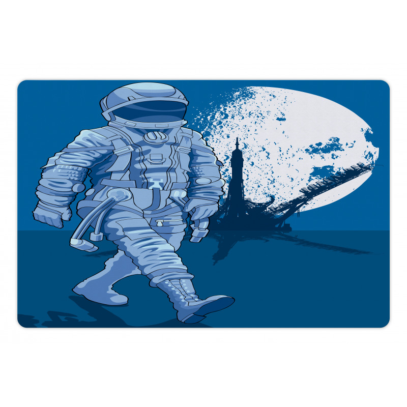 Walking on the Moon Pet Mat