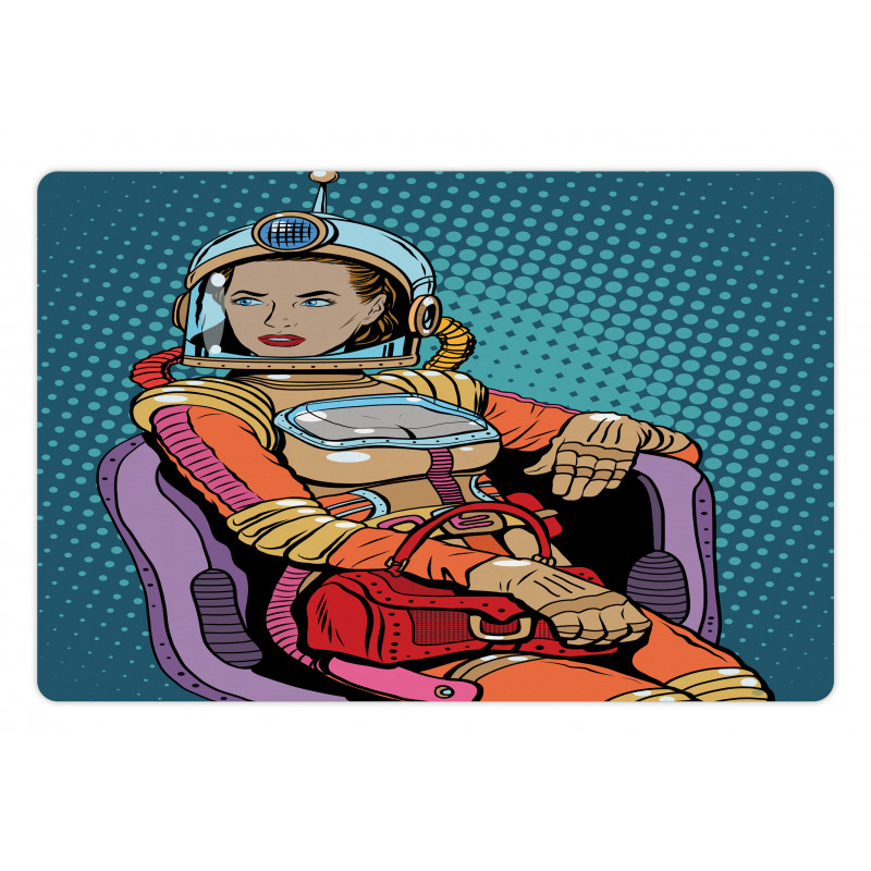 Space Lady Purse Pet Mat