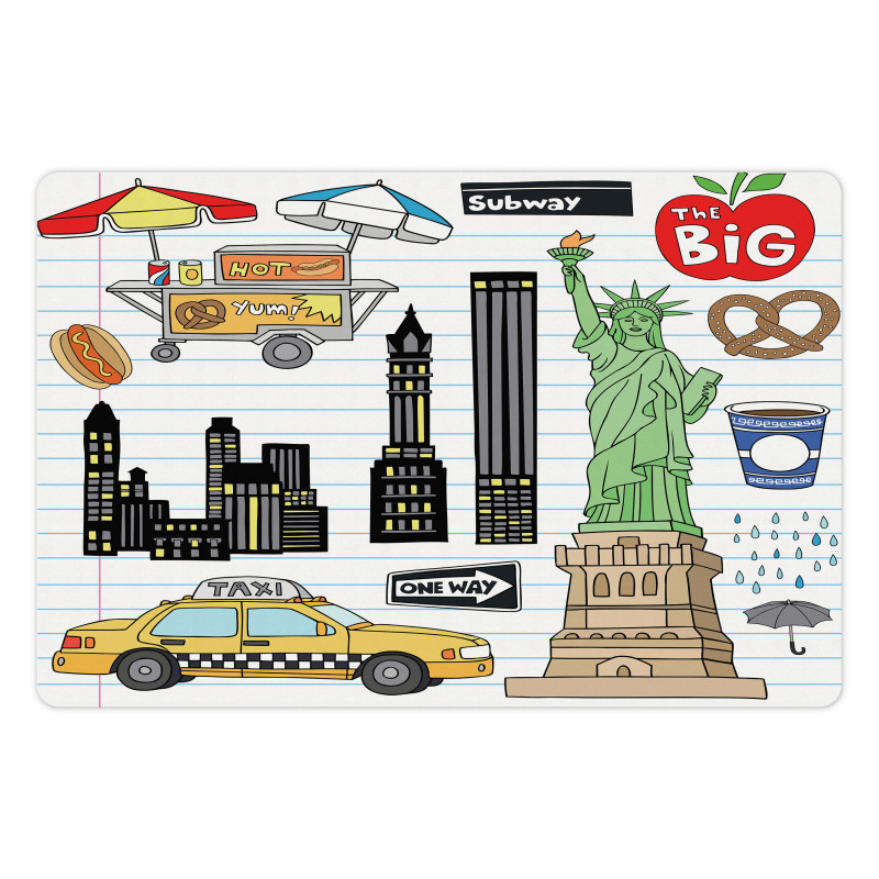 Big Apple Hot Dog Pet Mat