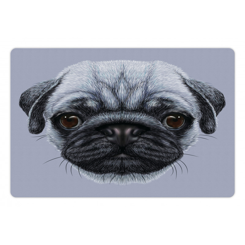 Young Puppy Giant Eyes Pet Mat