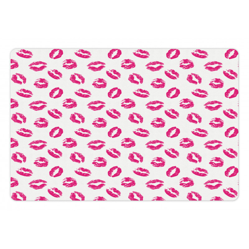 Vibrant Colored Lipstick Pet Mat