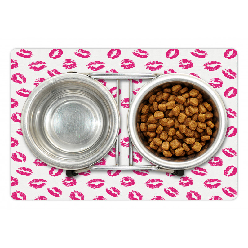 Vibrant Colored Lipstick Pet Mat