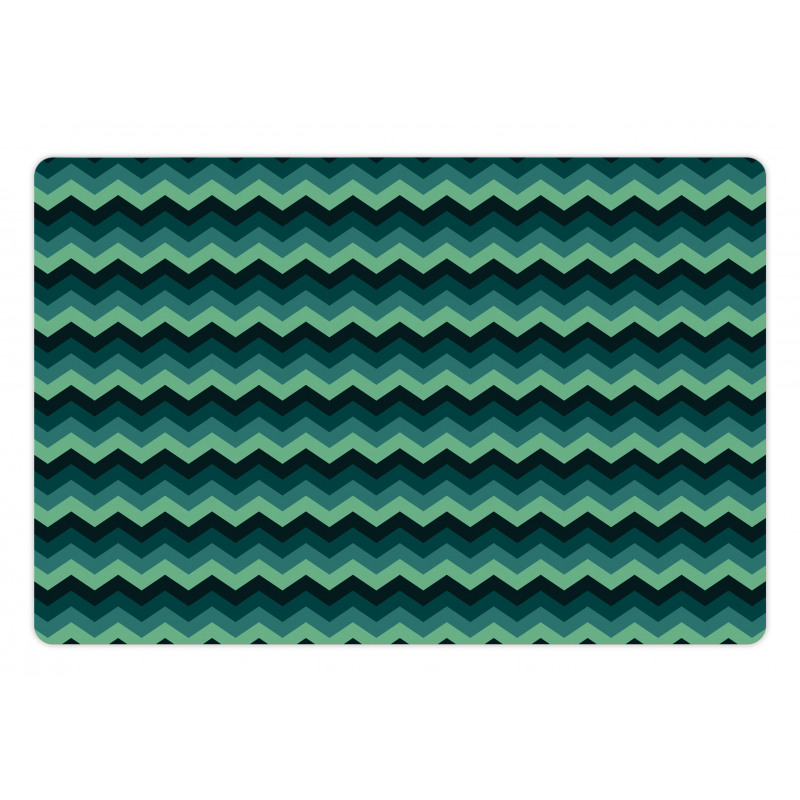 Chevron Style Geometric Pet Mat