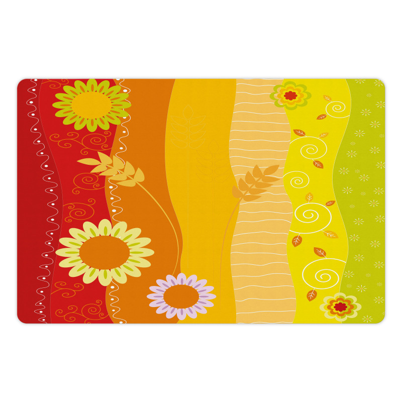 Wheat Farm House Theme Pet Mat