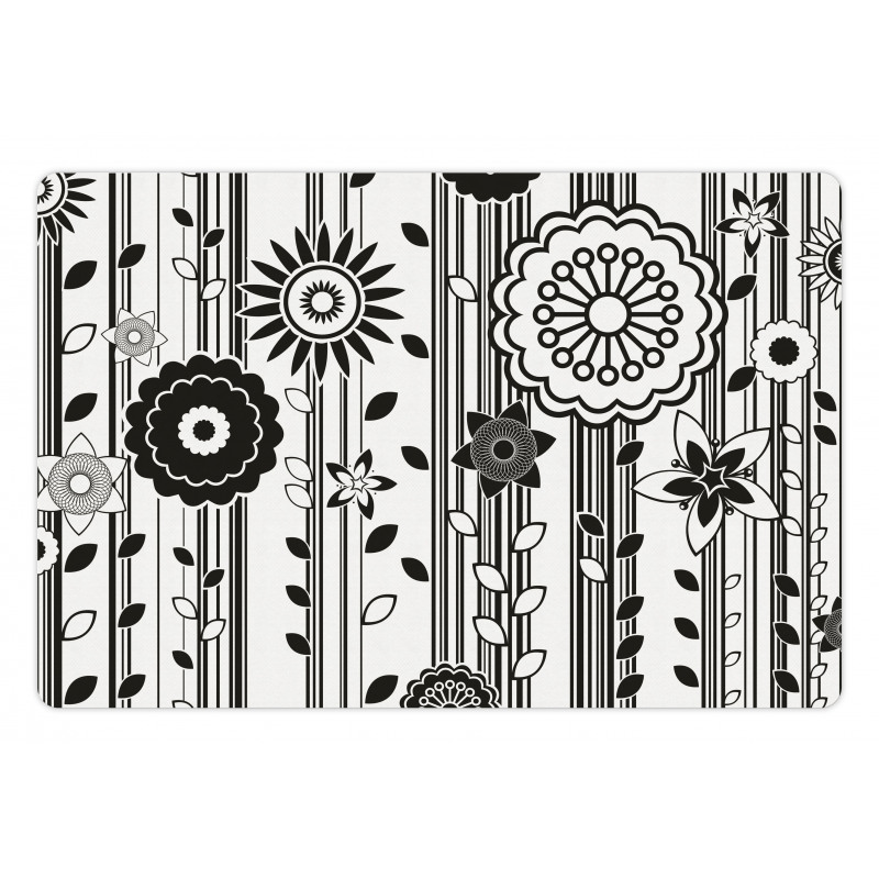 Funky Blossoms Pet Mat