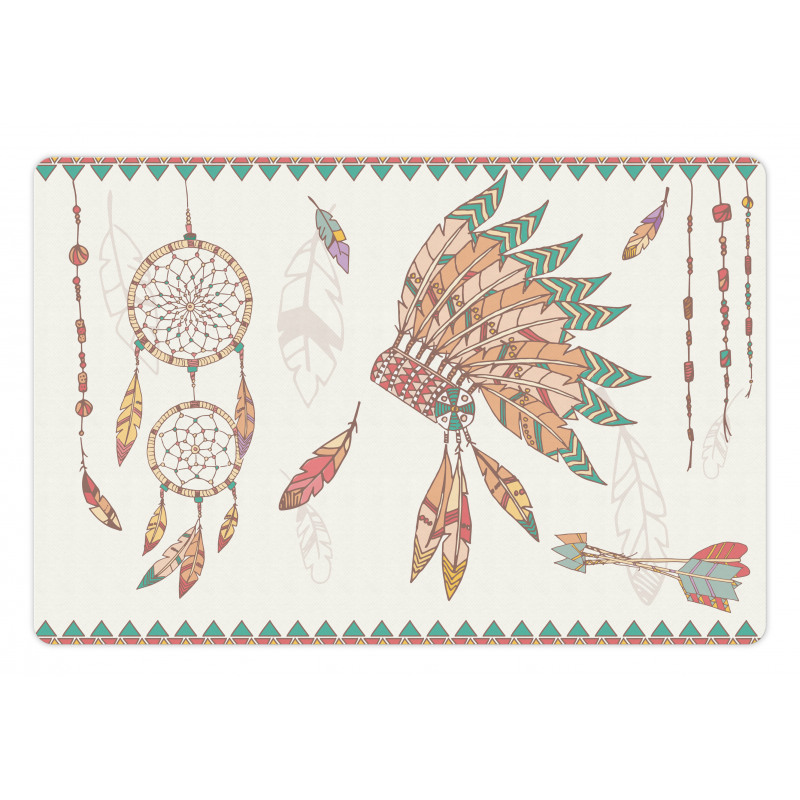 Tribal Chief Headdress Pet Mat