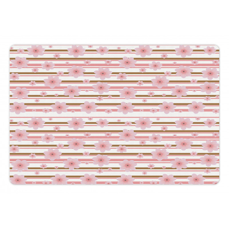 Cherry Buds Blossoms Pet Mat