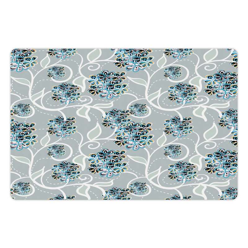 Swirls Daisy Bouquet Pet Mat