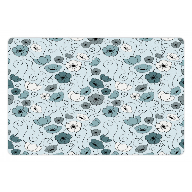 Doodle Floral Botany Pet Mat