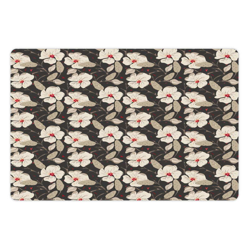 Poppy Flowers Nature Pet Mat