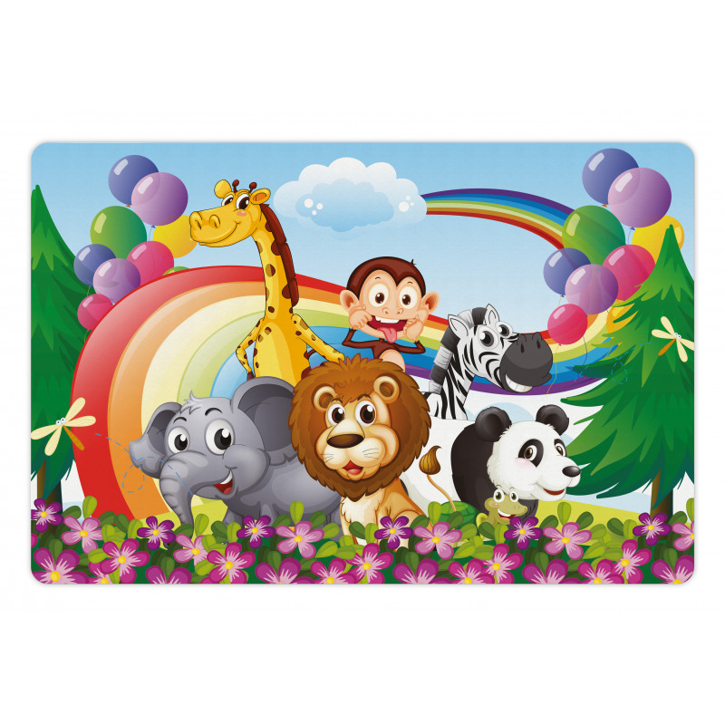 Animals at the Hilltop Pet Mat