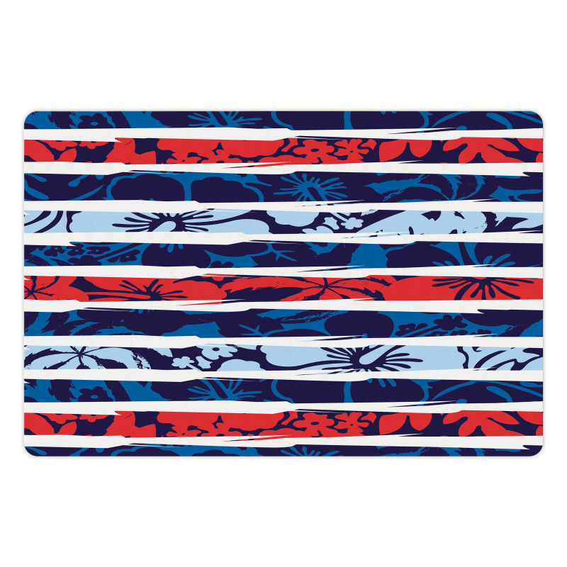 Tropical Hibiscus Beach Pet Mat