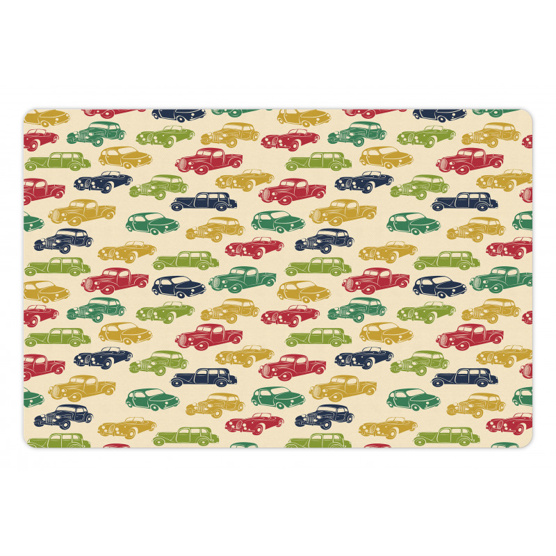 Curved Edged Vehicle Drawn Pet Mat