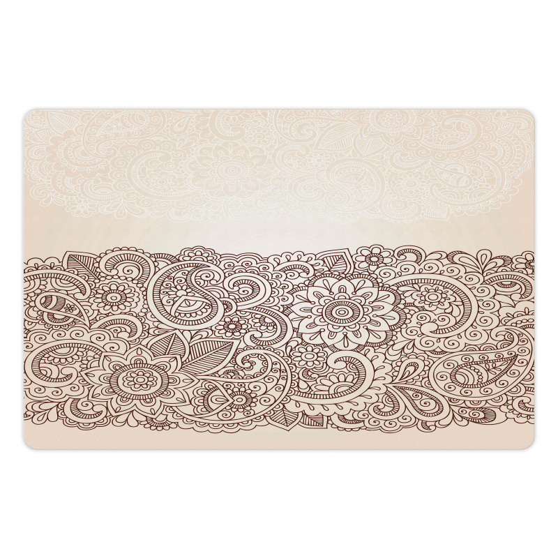 Mandala Paisley Pattern Pet Mat