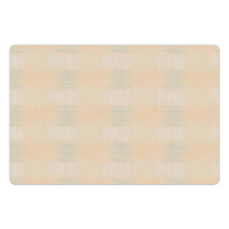 Pastel Vintage Lines Pet Mat