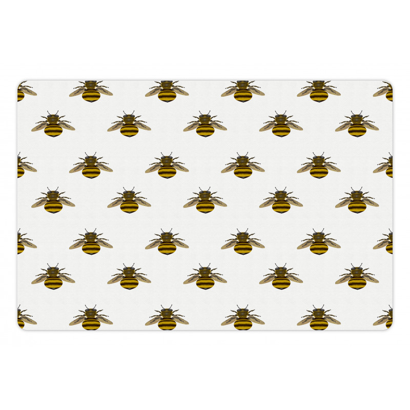 Honey Maker Insect Pattern Pet Mat